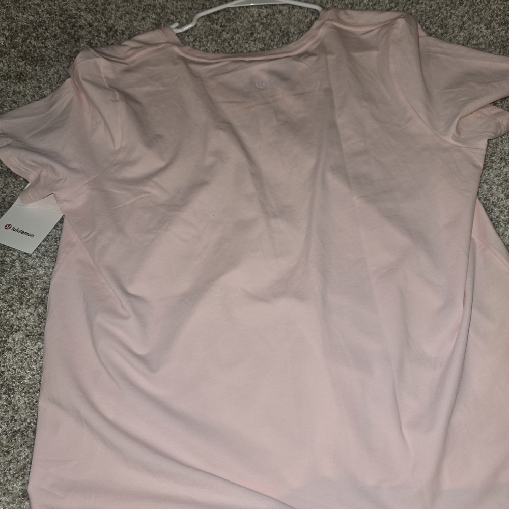 lululemon athletica Soft Pink Muscle Tee